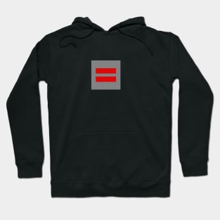 Checkerboard Equality Red Hoodie